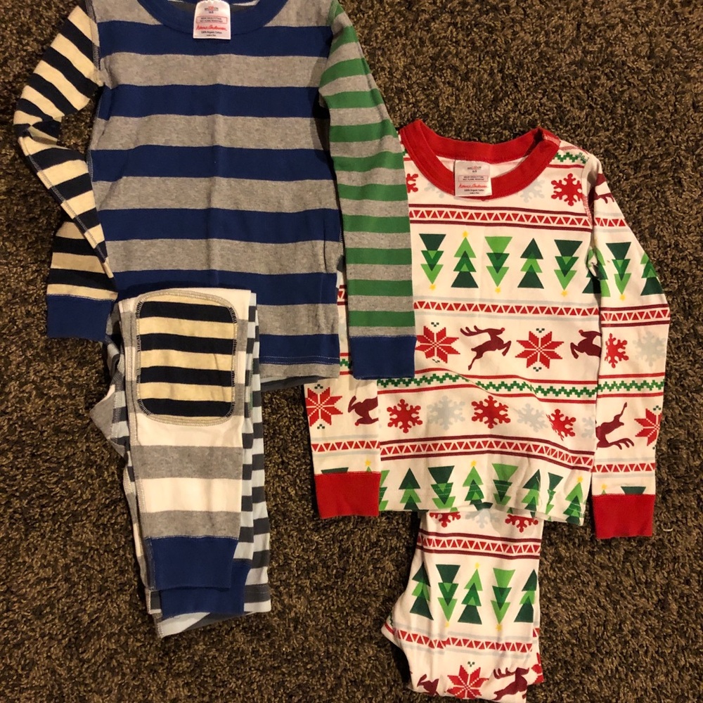 Hanna Andersson long john pjs pajamas 5 110